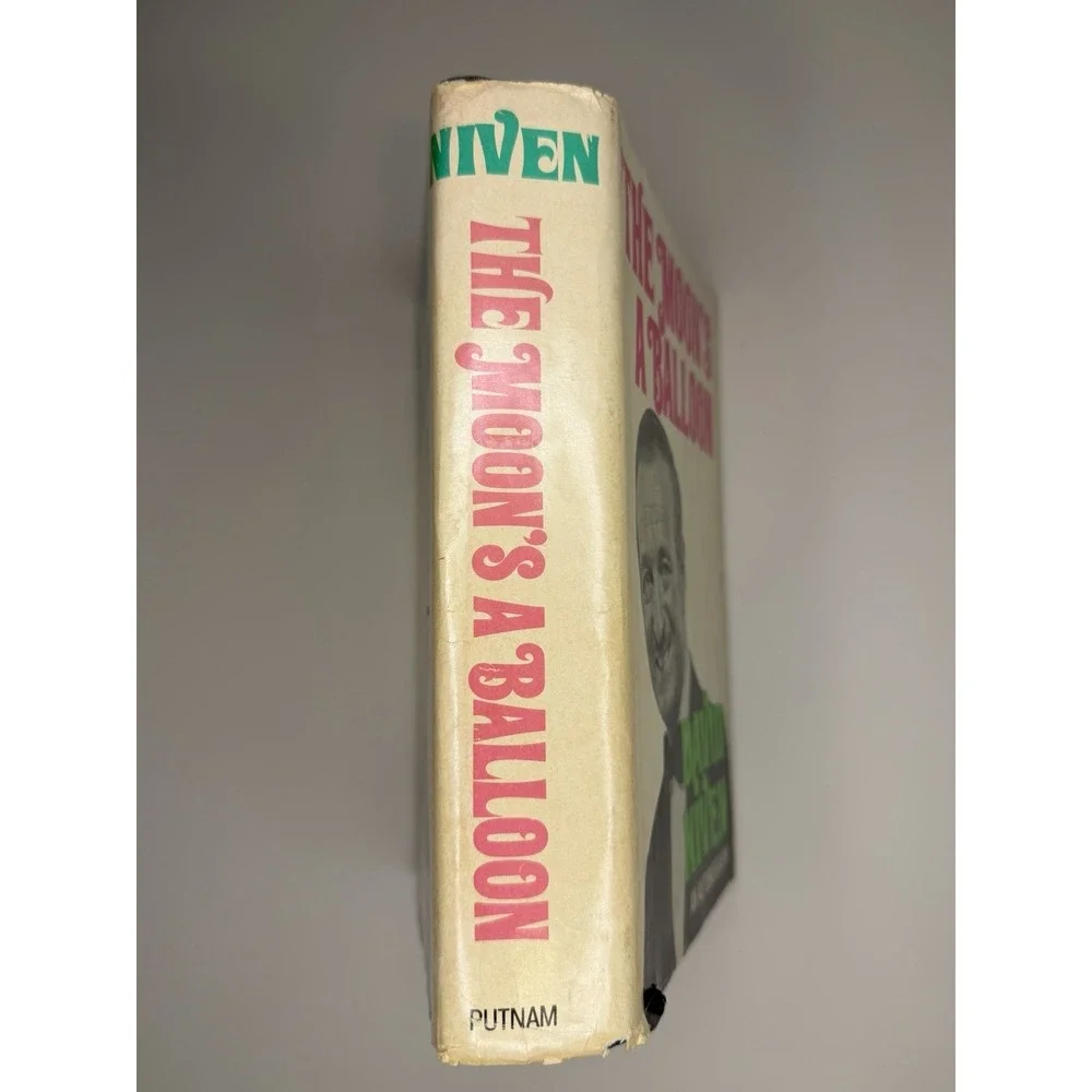The Moon's a Balloon David Niven 1972 Putnam Hardcover Vintage